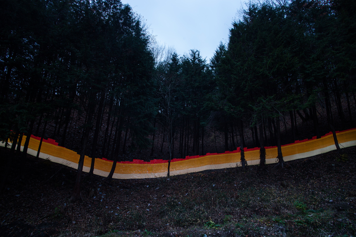 Light Painting: Nuclear Radiation Testing in Fukushima. © Greg McNevin / Greenpeace
