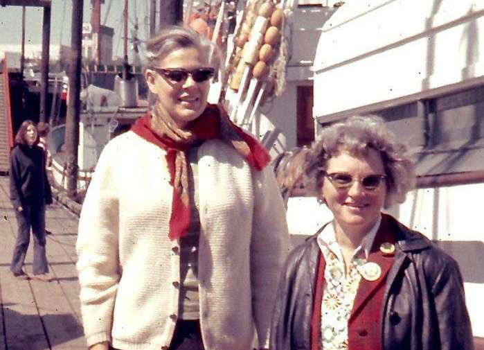 Dorothy Stowe and Marie Bohlen. © Robert Stowe