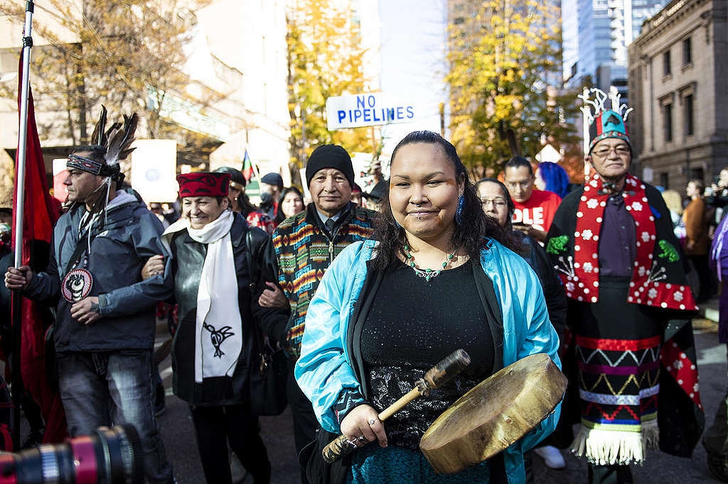 Post-Election Climate Strike in Vancouver. © SaeSung / Greenpeace