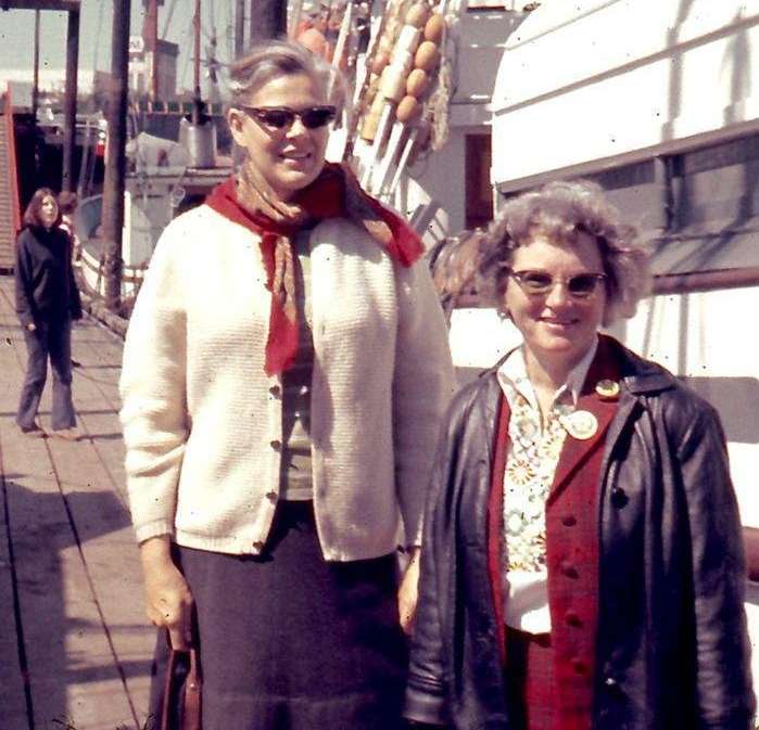 Dorothy Stowe and Marie Bohlen. © Greenpeace