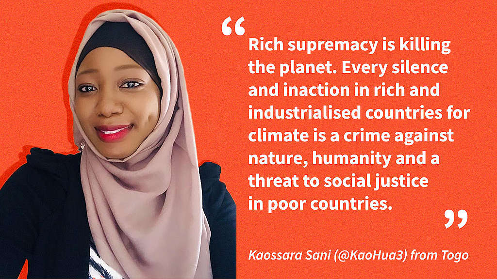 Kaossara Sani © Greenpeace