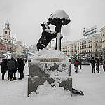 Snow Hits Madrid As Temperatures Plummet In Spain. © Pablo Blazquez Dominguez/Getty Images