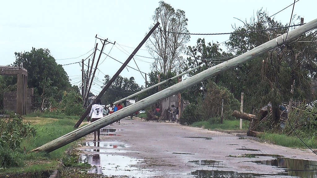 Tropical Cyclone Eloise hit Mozambique. © AFPTV/AFP via Getty Images