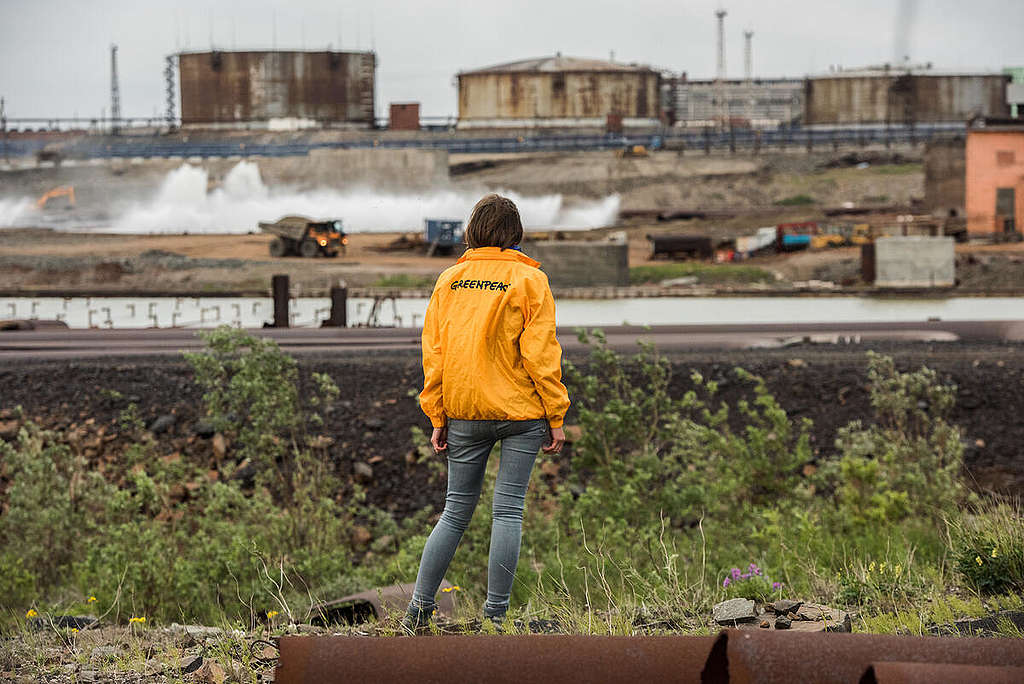 Power Plant in Norilsk, Russia. © Greenpeace / Dmitry Sharomov