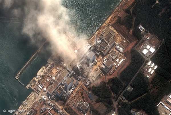 Fukushima I Nuclear Power Plant Damage © DigitalGlobe. © DigitalGlobe