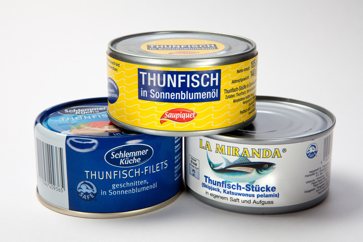 Can of Tuna in Germany. © Fred Dott / Greenpeace