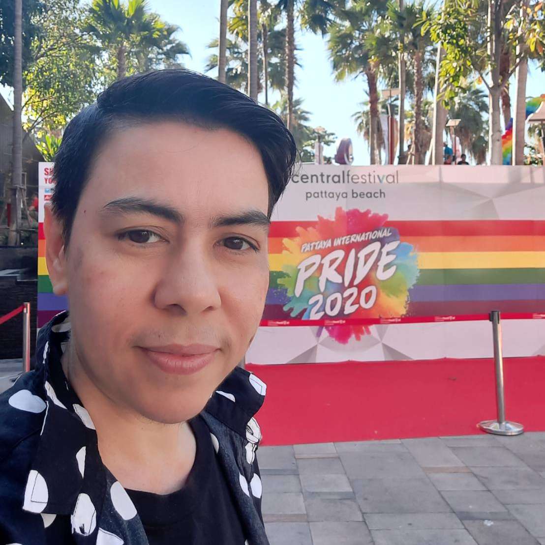 Parit at Pattaya International Pride. © Parit Chomchuen