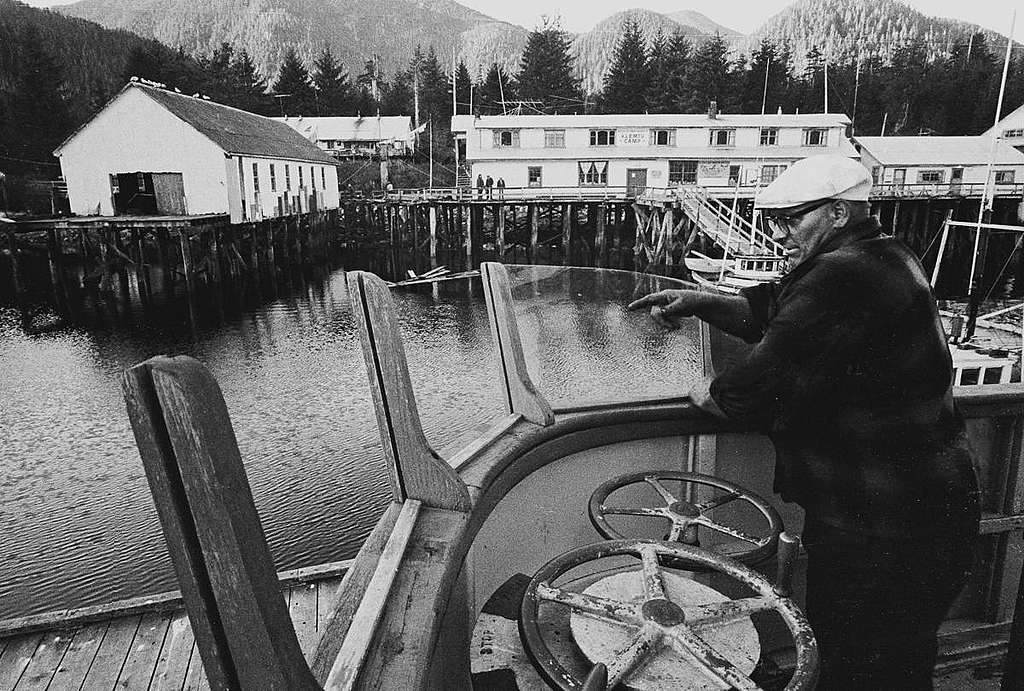 Greenpeace Voyage from Vancouver to Amchitka. Robert Keziere / Greenpeace