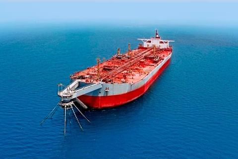FSO Safer, an oil supertanker anchored off Yemen. © SEPOC via Conflict and Environment Observatory