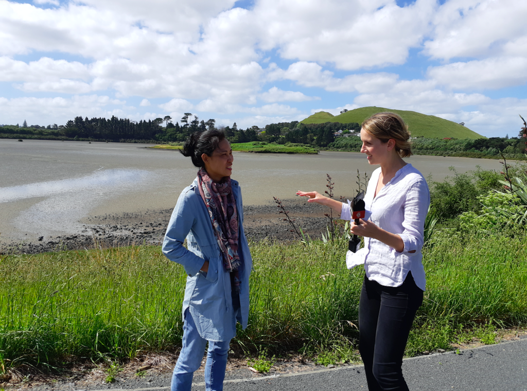 Pua Lay Peng being interviewed by an international media outlet to discuss the plastic pollution problem. © Heng Kiah Chun © Heng Kiah Chun Pua Lay Peng being interviewed by an international media outlet to discuss the plastic pollution problem. © Heng Kiah Chun