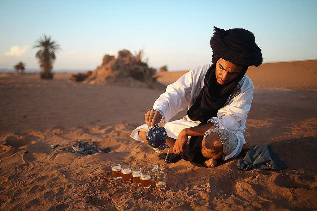 Climate Change Impacts on Moroccan Oases. © Therese di Campo / Greenpeace