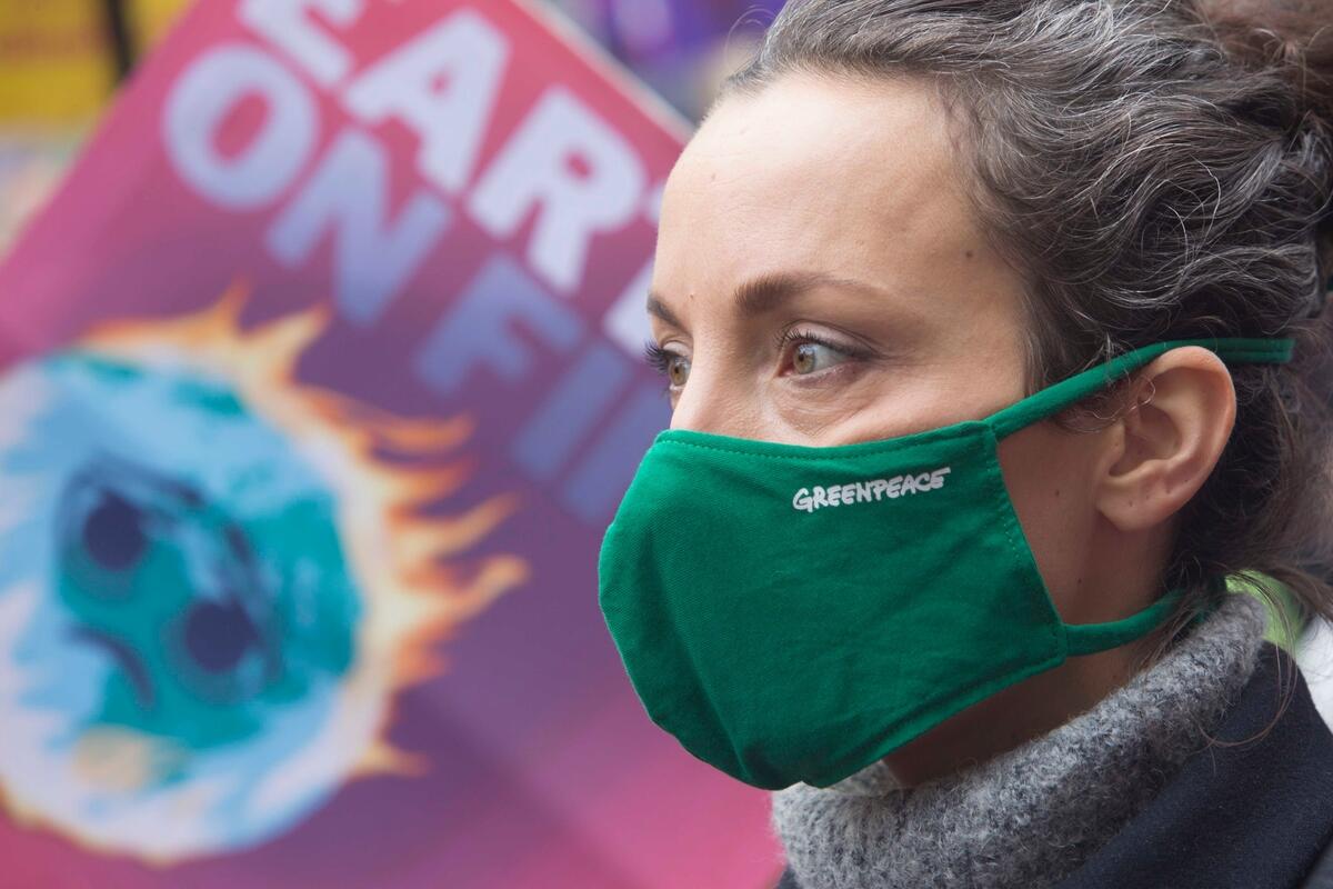 Climate March for COP26 in London. © John Cobb / Greenpeace