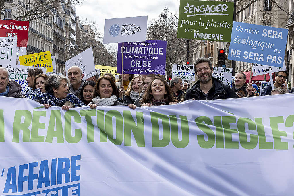 Walk for the Climate in Paris. © Omar Havana / Greenpeace Walk for the Climate in Paris. © Omar Havana / Greenpeace