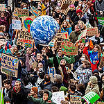 COP26 global day of Climate Action in Amsterdam. © Marten  van Dijl / Greenpeace