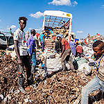 Africa Lives - People at Dandora Dumpsite in Kenya. © Greenpeace Africa