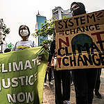 Global Climate Strike 2022 in Jakarta. © Jurnasyanto Sukarno / Greenpeace