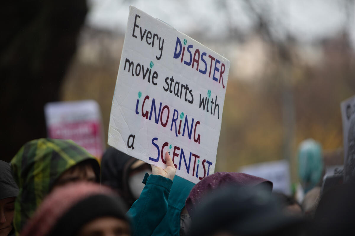 Global Day of Action: Climate March through the Streets of Glasgow. © Jeremy Sutton-Hibbert / Greenpeace