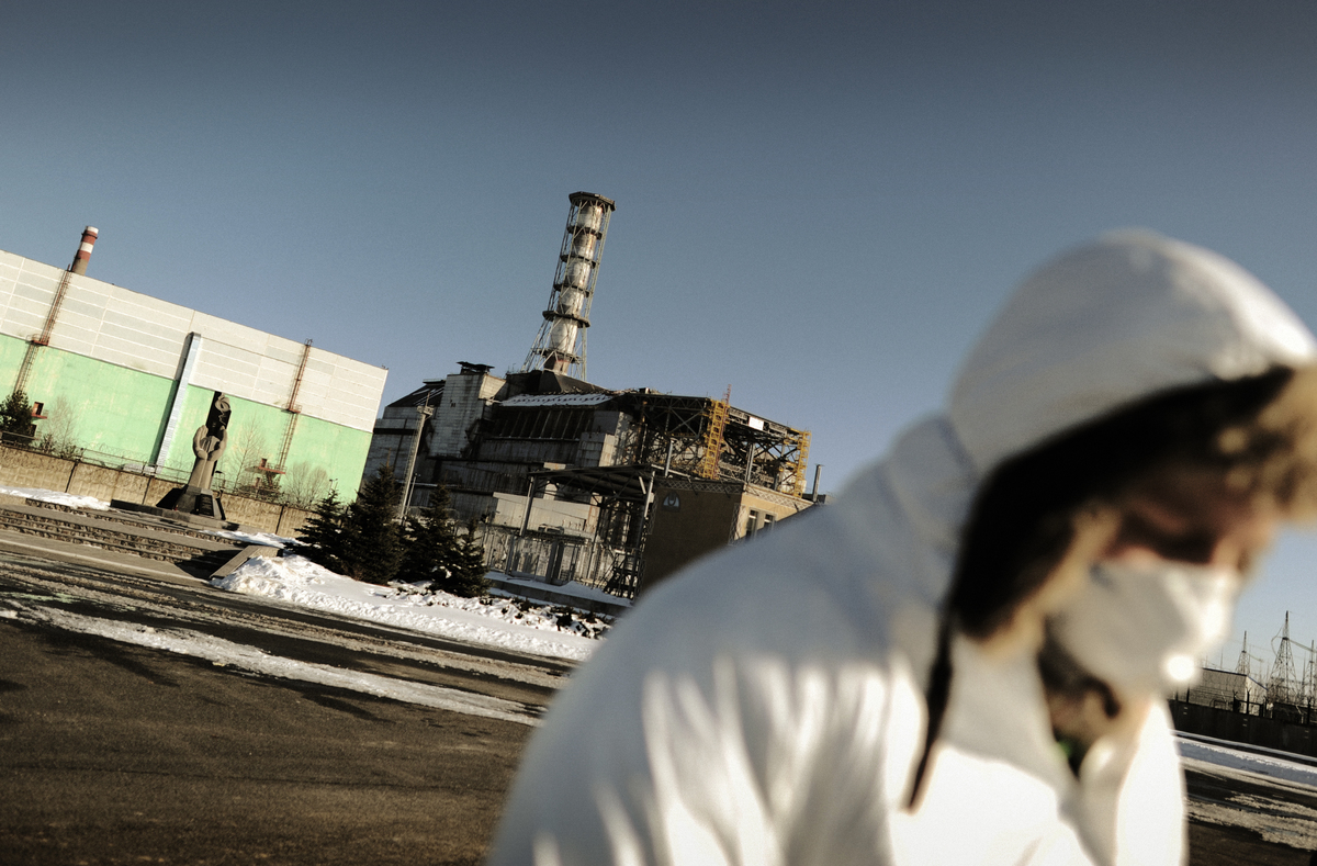 Radiation Measurement in Chernobyl. © Jan Grarup / Noor / Greenpeace