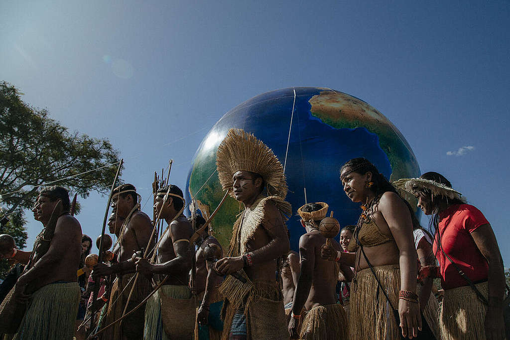 Free Land Camp 2022 in Brazil. © Tuane Fernandes / Greenpeace