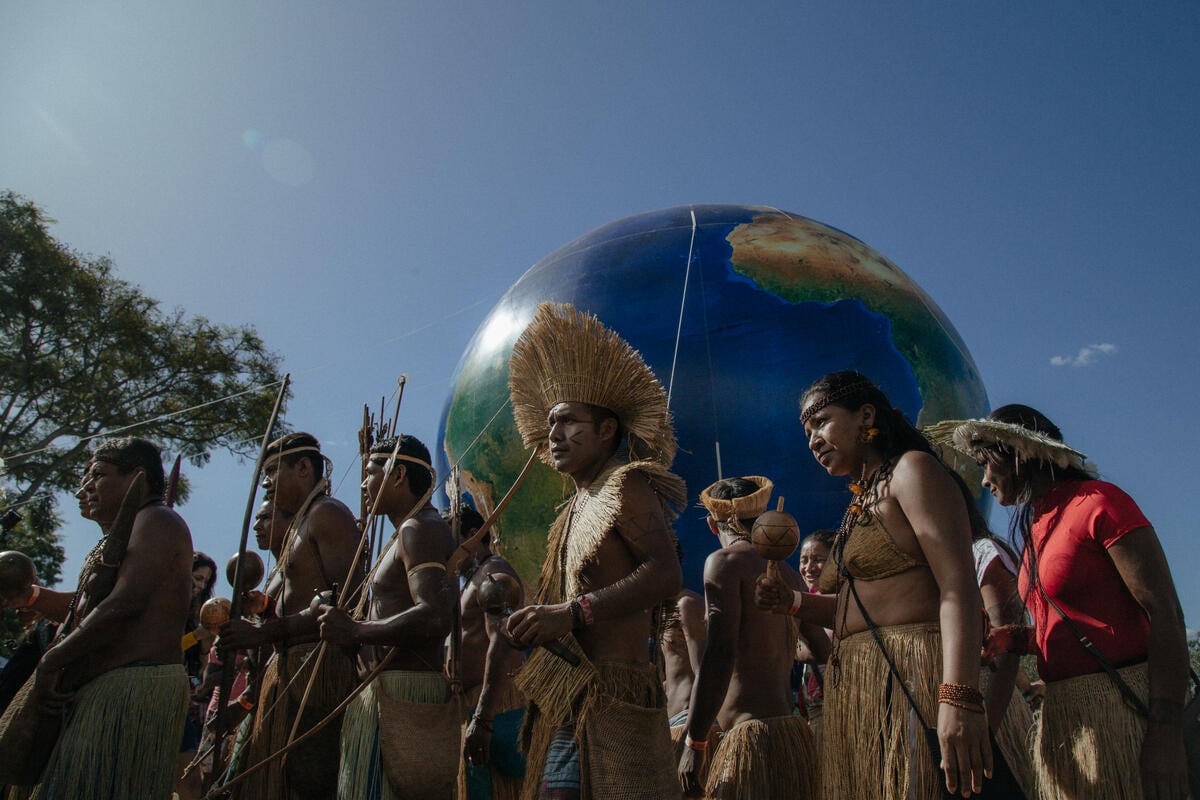 Free Land Camp 2022 in Brazil. © Tuane Fernandes / Greenpeace