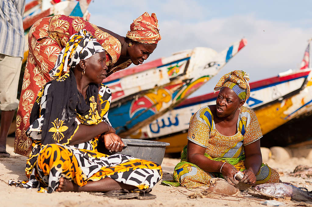 Women in Senegal. © Clément Tardif / Greenpeace Women in Senegal. © Clément Tardif / Greenpeace