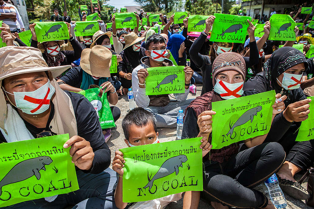 Community Protest Against Coal Project In Krabi.