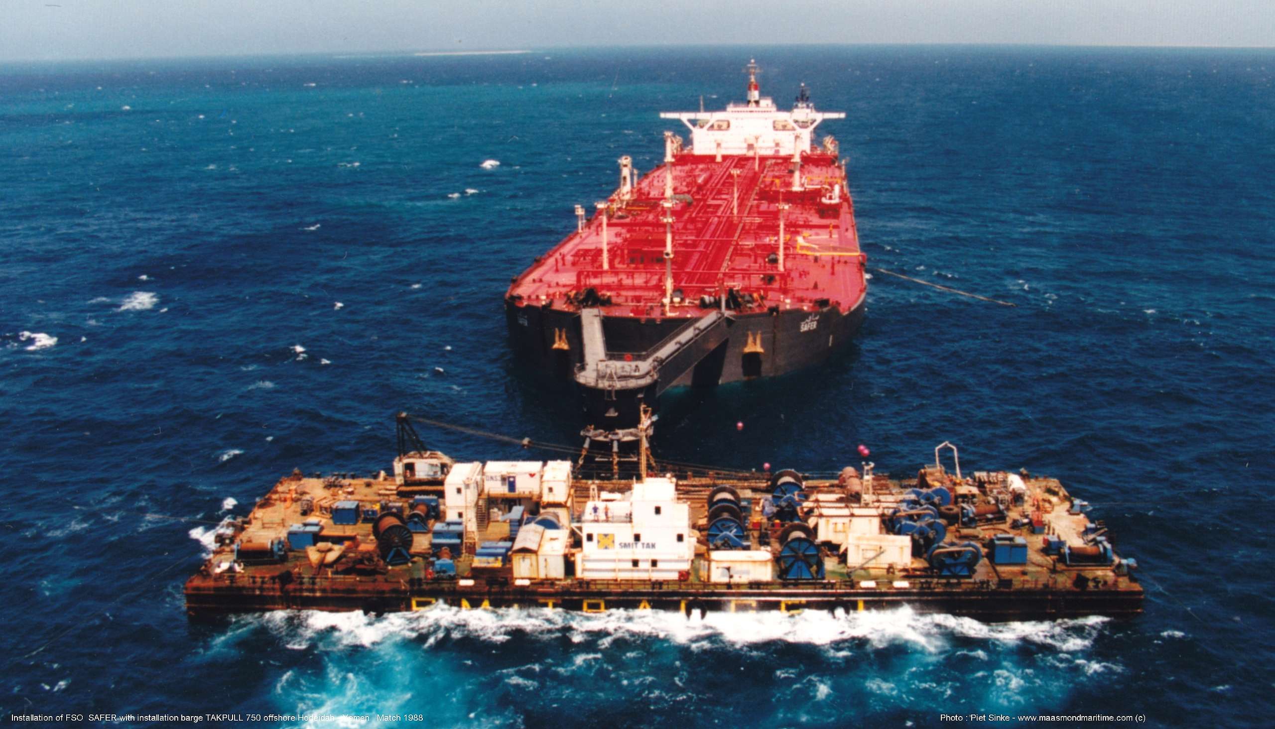 FSO Safer installation off Hodeida, Yemen, 1988