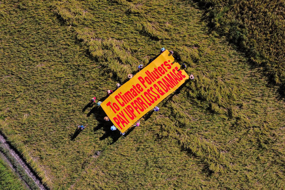 Farmers' Protest in Gerona, Philippines.