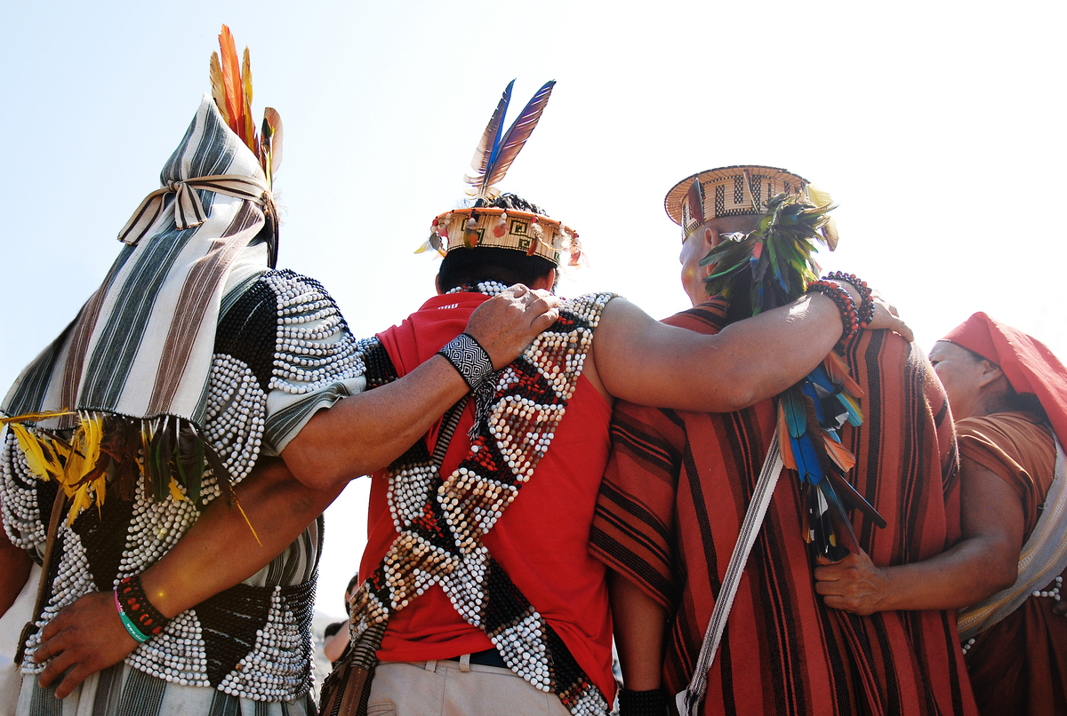 Human Banner at COP20 Climate Summit in Lima.