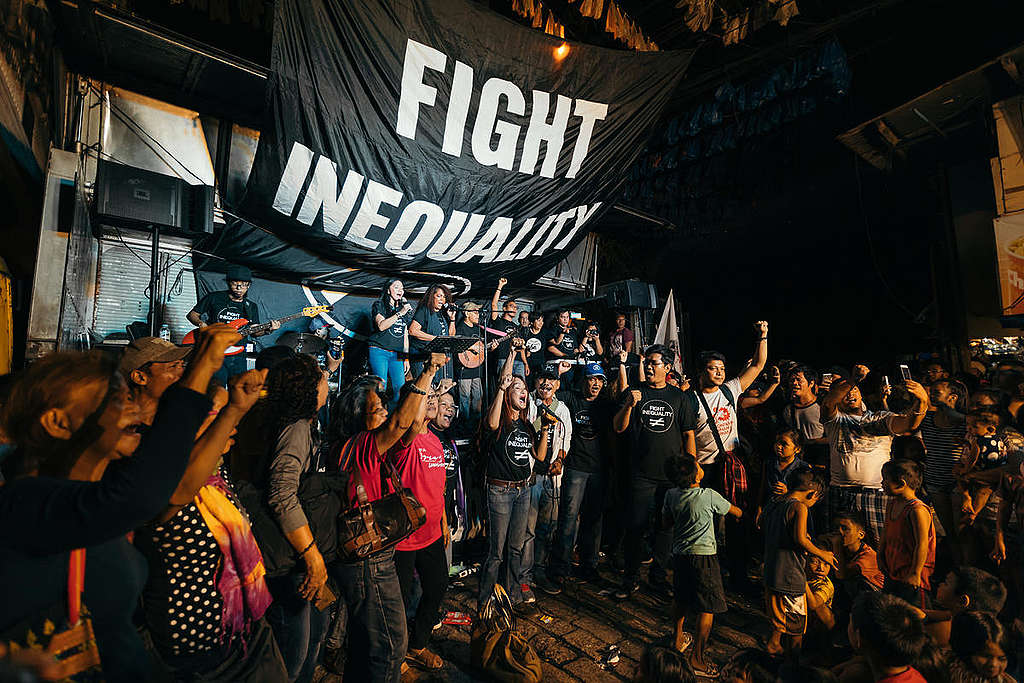 Fighting Inequality Concert in Manila.