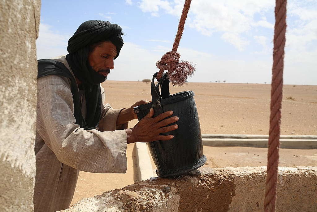 Climate Change Impacts on Moroccan Oases. © Therese di Campo / Greenpeace