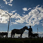 Jeneponto Wind Power Plant in Sulawesi. © Muchtamir / Greenpeace