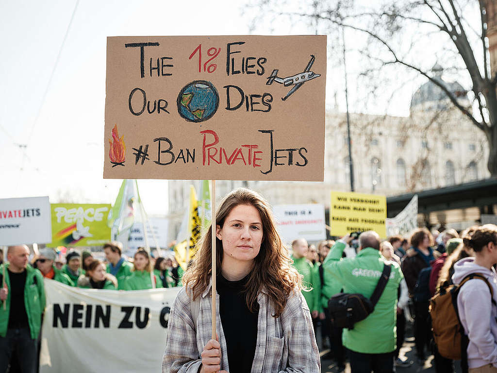 Global Climate Strike in Vienna, Austria. © Greenpeace / Mitja  Kobal