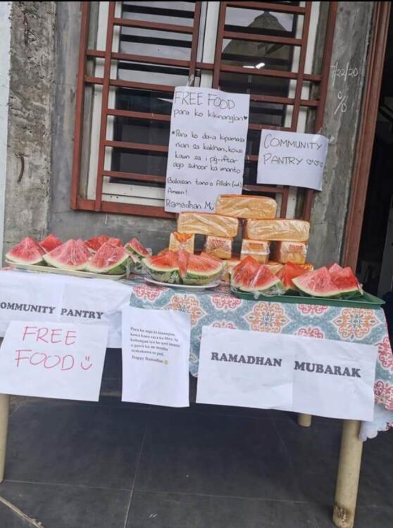 Community Pantry in Marawi. © Farnaida Tabao