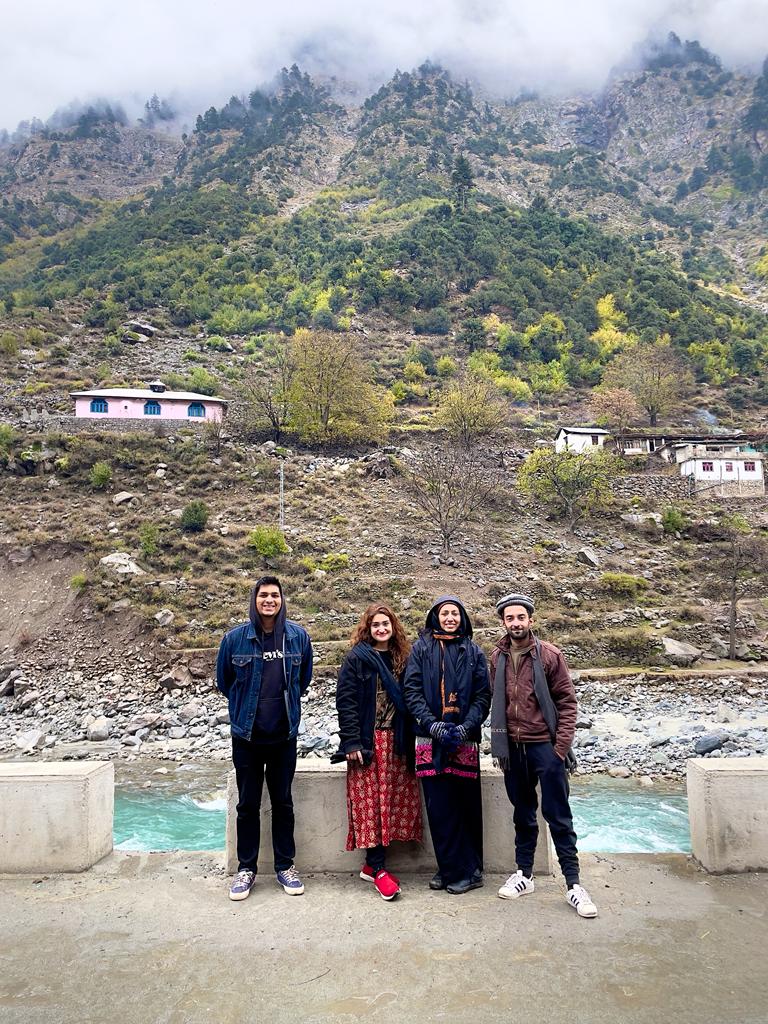 Film crew from the Pakistan flood videos made by British-Pakistani artist and filmmaker, Seemab Gul, and commissioned by Greenpeace International.