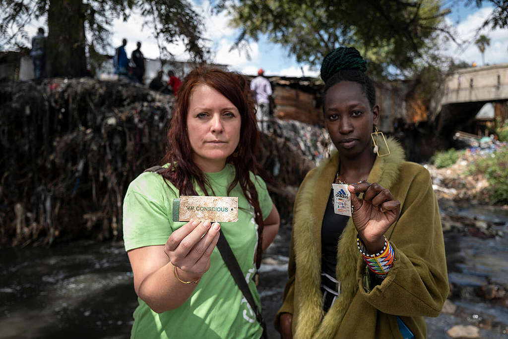 Fast Fashion Research in Kenya. © Kevin McElvaney / Greenpeace