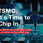 NGO Coalition calls on TSMC to strengthen climate commitments