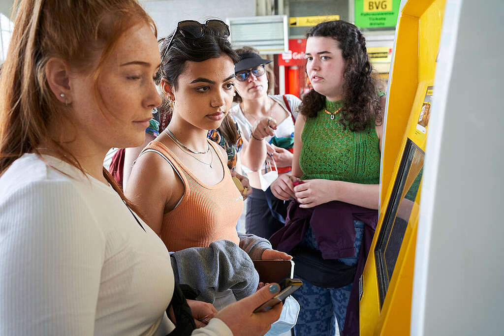 Public Transport 9 Euro Ticket Starts in Berlin. © Anne Barth / Greenpeace