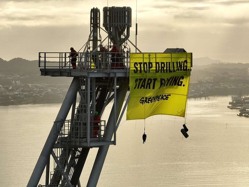 Activists Arrive in Haugesund after 13-day Occupation of Shell's New Oil Platform