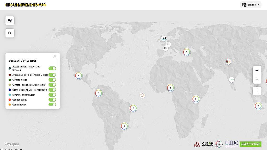 The Urban Movements Map, launched on World Cities Day 2023