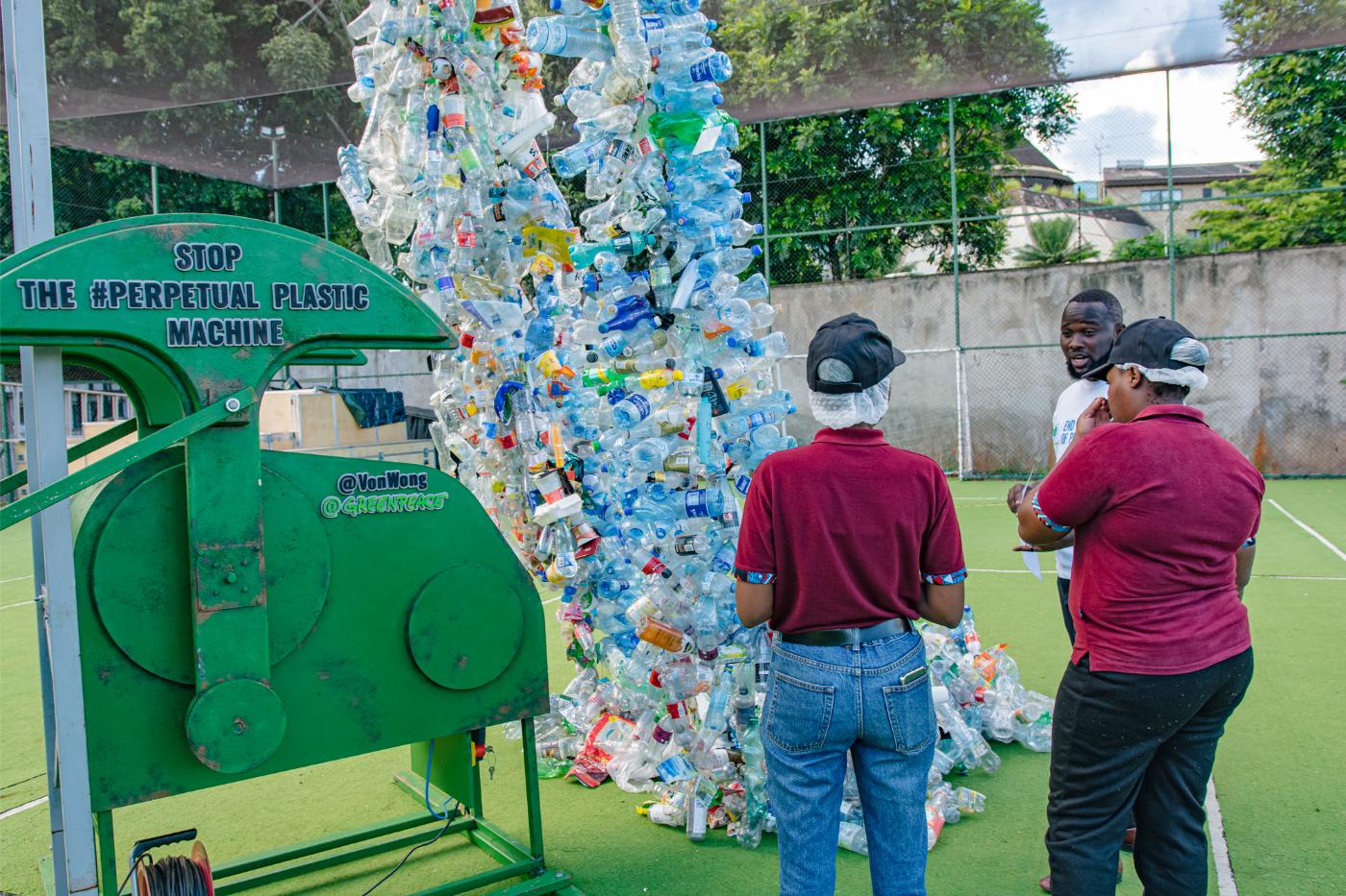 Art installation called the Perpetual Plastics Machine