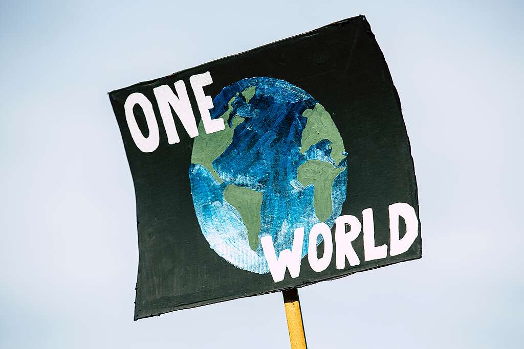 Signage from the global climate strike, 2019