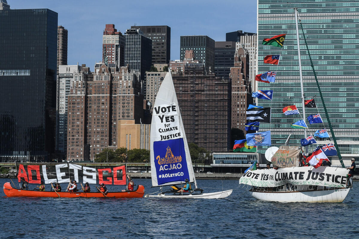 ICJAO UNGA Flotilla for Vote on Climate Action at UN in New York