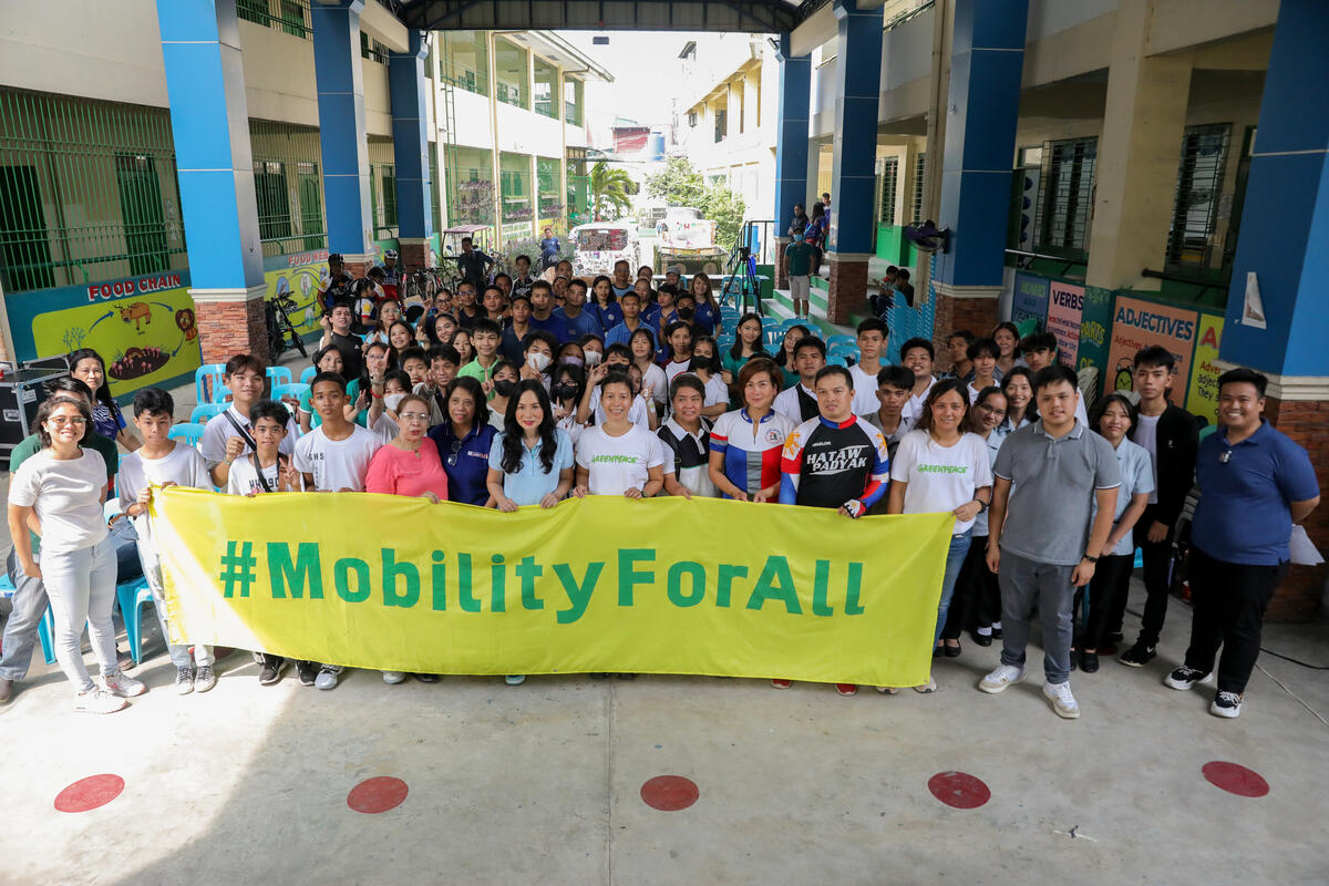 Mobility Week in Malabon. © Basilio Sepe / Greenpeace