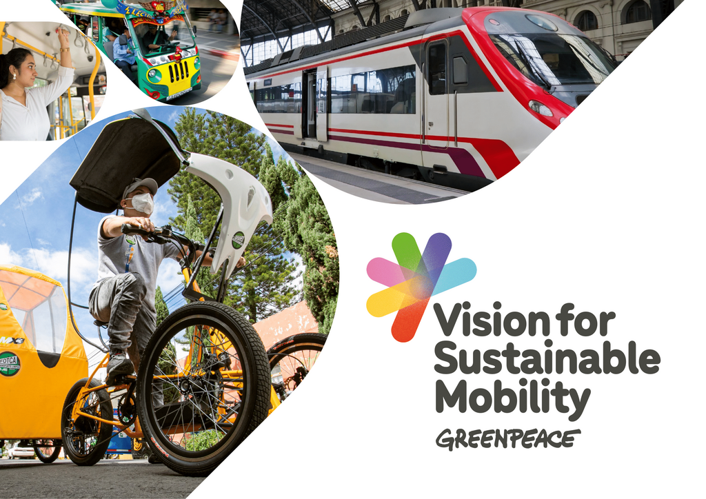 Greenpeace Vision for Sustainable Mobility Report Cover
