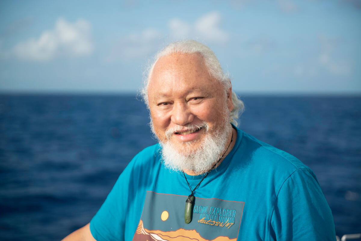 Uncle Sol on Arctic Sunrise Day before Arrival in Kingston. © Martin Katz / Greenpeace