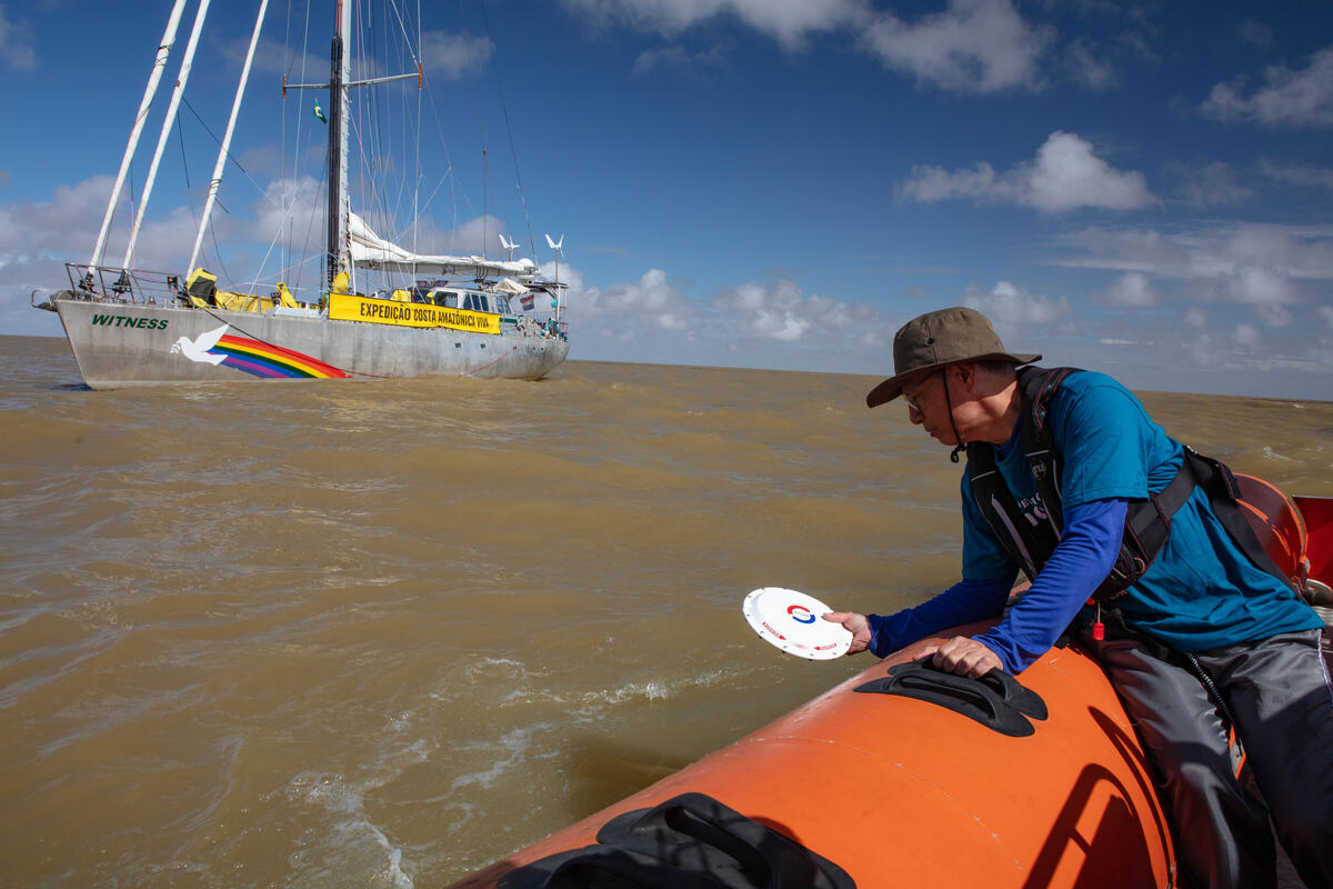 Protect the Amazon Coast Expedition in Brazil. © Enrico Marone / Greenpeace