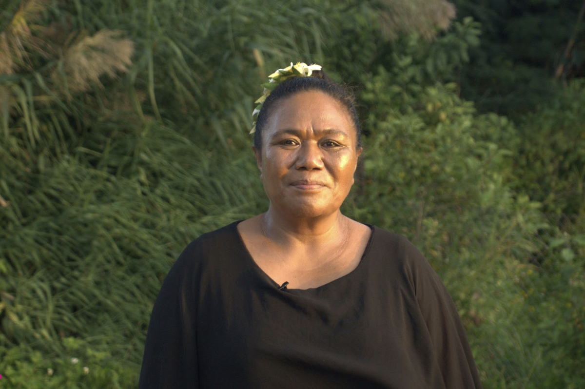 Pelenatita Kara, the National Deep Sea Mining Coordinator for the Civil Society Forum Tonga, in Tonga.