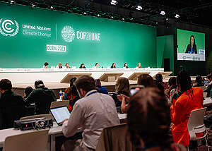People's Plenary at COP28 in Dubai. © Marie Jacquemin / Greenpeace