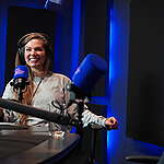 Portrait of wildlife filmmaker and author Hannah Stitfall presenter of  'Oceans: Life Under Water'. A podcast all about the oceans, hosted by wildlife filmmaker and author Hannah Stitfall and produced by Crowd Network in collaboration with Greenpeace UK.